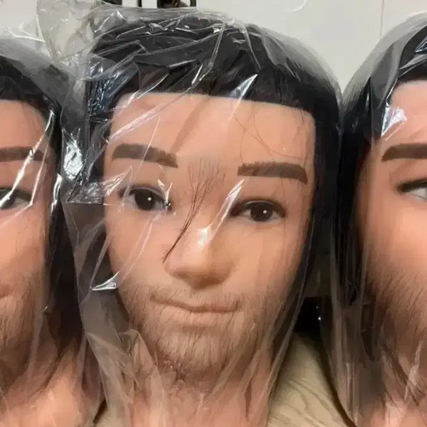 [BUNJANG] Cheonhyein Barber School 100% Human Hair Full Wig for Exam Use / (새상품) 천혜인 이용사 시험용 통가발 인모 100%