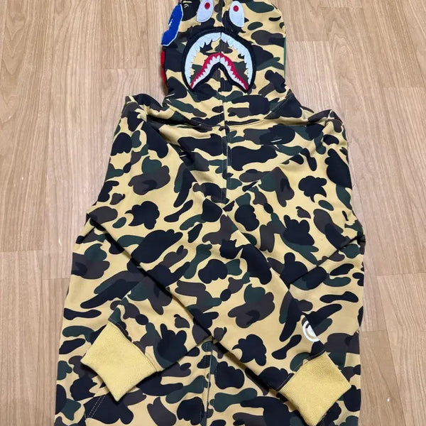 [BUNJANG] BAPE Shark Hoodie Zip-Up / 베이프 샤크 후드집업