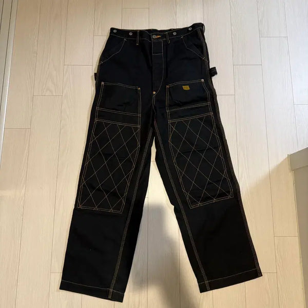 [BUNJANG] Kapital Light Canvas Lumber Pants Black Size 2 / 캐피탈 라이트 캔버스 럼버 팬츠 블랙 2