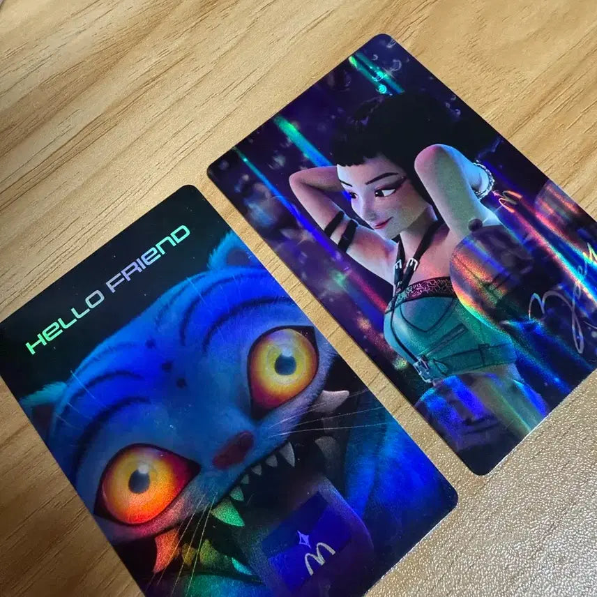 [BUNJANG] Kade H. McDonald's USA Photocard 2 Types / 케데헌 맥도날드 미국 포토카드 2종