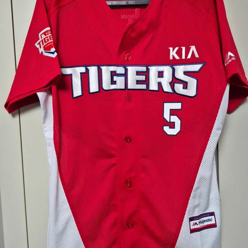 [BUNJANG] Kia Tigers Majestic Baseball Jersey Kim Do-young #95 / 기아타이거즈 유니폼 마제스틱 95사이즈 김도영 마킹 팝니다