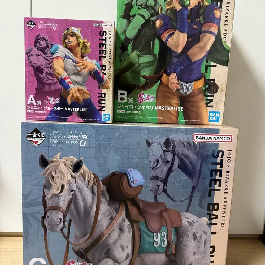 [BUNJANG] JoJo's Bizarre Adventure Steel Ball Run Prize Figures Bundle Set / (현물)(택포 31) 죠죠 이치방쿠지 스틸 볼 런 A상,B상, C상 일괄