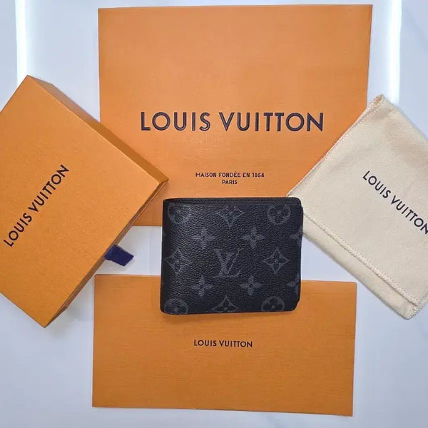 [BUNJANG] Louis Vuitton Multiple Wallet Monogram Eclipse Bi-fold Wallet / [새상품] 루이비통 멀티플 월렛 모노그램 이클립스 반지갑