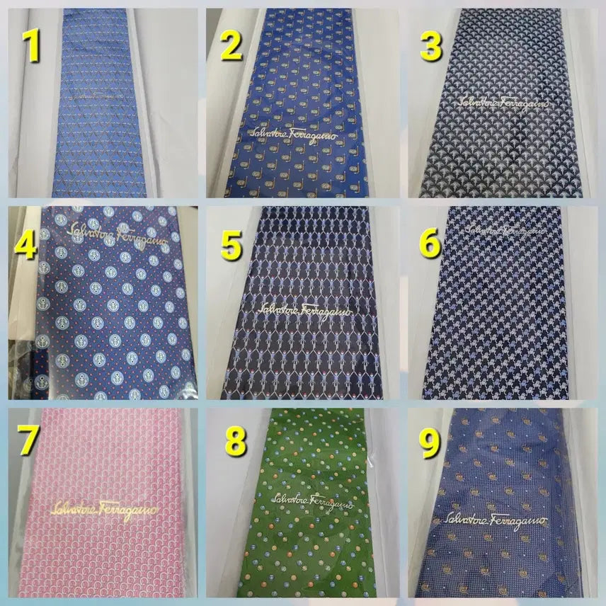 [BUNJANG] Salvatore Ferragamo Silk Necktie / (정품) 살바토레 페라가모 넥타이