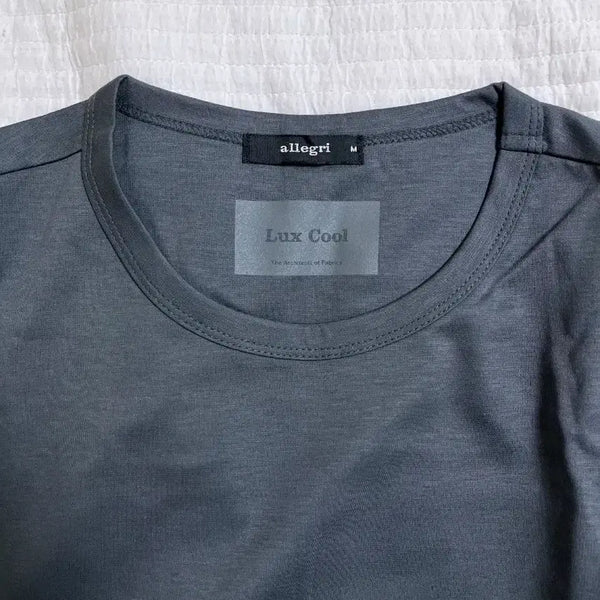 [BUNJANG] Allegri Luxe Cool M Grey Light Blue Tinted T-Shirt / 알레그리 럭스쿨 M 그레이