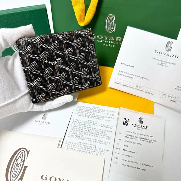 [BUNJANG] Goyard Victorie Bifold Wallet Black / (정품)(새상품급,풀구성)고야드 빅투와르 반지갑 블랙