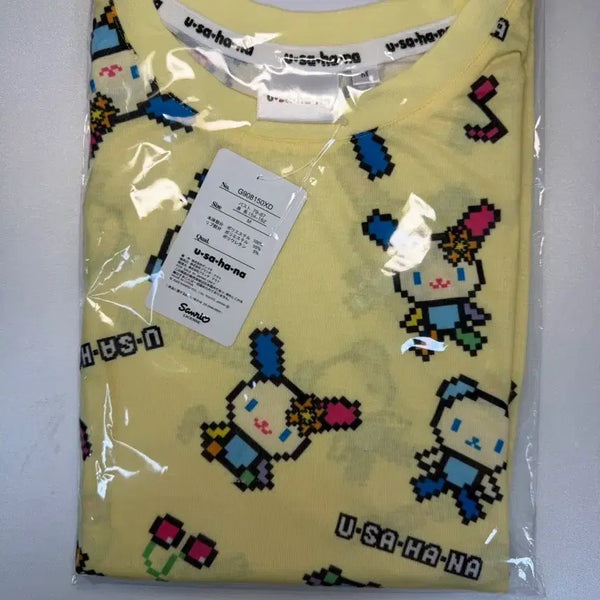 [BUNJANG] Usahana Pixel Character Short-Sleeve Set / (일본정품)우사하나 픽셀 캐릭터 반팔 세트