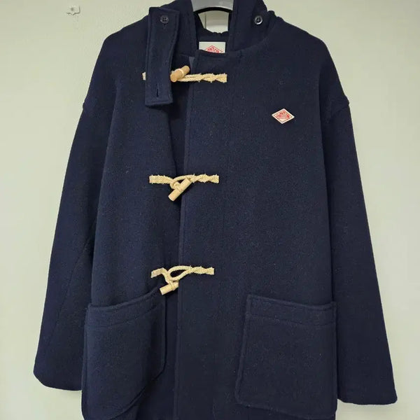 [BUNJANG] DANTON Wool Blend Duffle Coat Navy / 단톤 더플코트 네이비