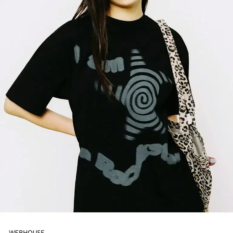 [BUNJANG] Webhouse Twister Rockstar T-Shirt Black / 웹하우스 트위스터 락스타 티 검정 / Twister Rockstar T