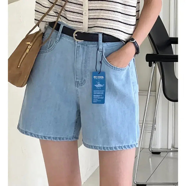 [BUNJANG] Coolmax Light Wash Shorts / 쿨맥스 연청 반바지