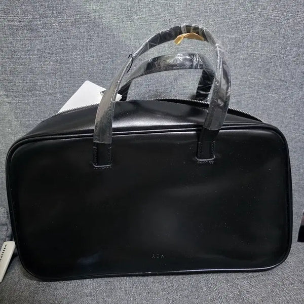 [BUNJANG] Roseoul Medium Tin Square Tote Bag Black / 로서울 틴스퀘어 미디움 블랙 Medium Tin square tote