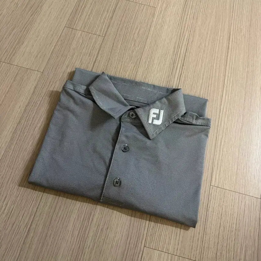 [BUNJANG] FootJoy Golf Apparel Men's Striped Shirt (Size M) / 풋조이 골프웨어 셔츠 남성 M 가슴둘래 단면 54