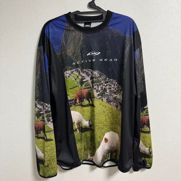 [BUNJANG] LMC Machu Picchu Long Sleeve T-Shirt L / LMC 액티브 기어 마추픽추 긴팔 티셔츠 L