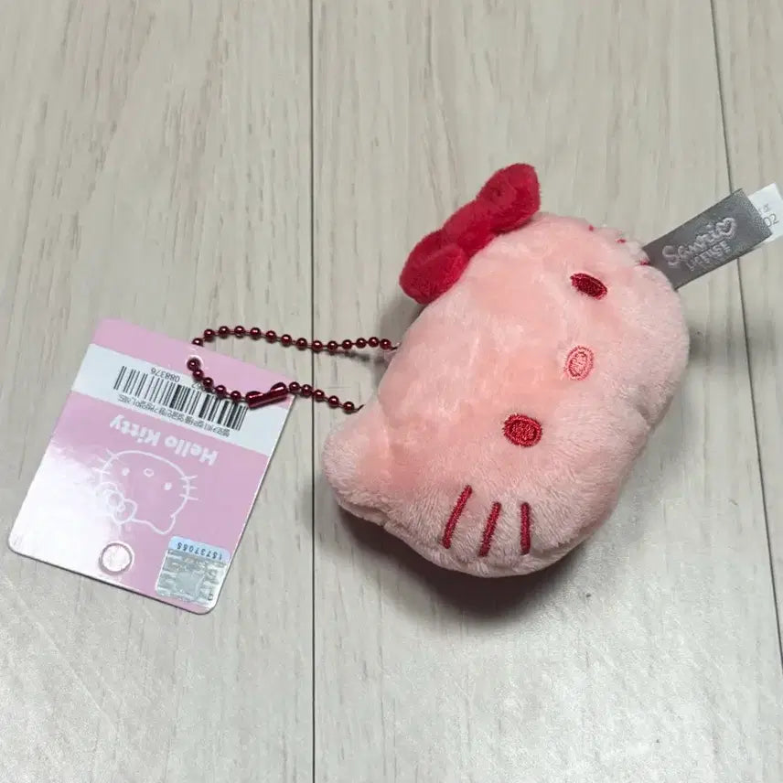 [BUNJANG] Hello Kitty Colorful Face Doll Keyring Red / 헬로키티컬러풀 얼굴인형 키링 레드