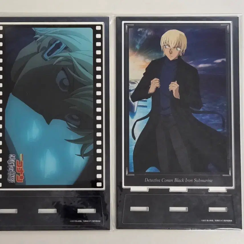 [BUNJANG] Detective Conan Amuro Tooru Black Iron's Eishing Acrylic Art Stand Set / 코난 아무로 흑철의어영 아크릴아트스탠드2개 일괄
