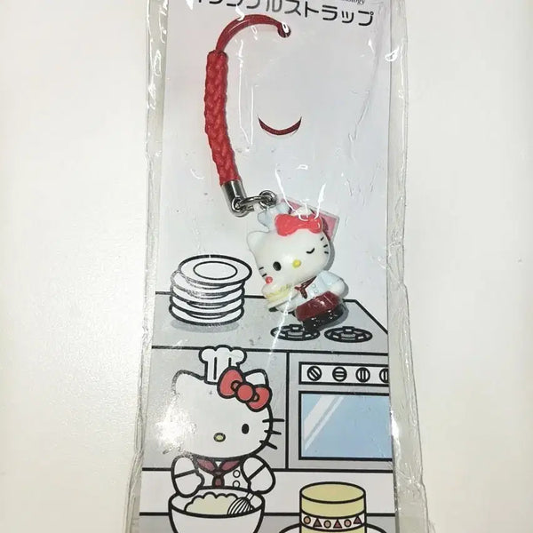 [BUNJANG] Vintage Chef Hello Kitty Strap / 고전 요리사키티스트랩