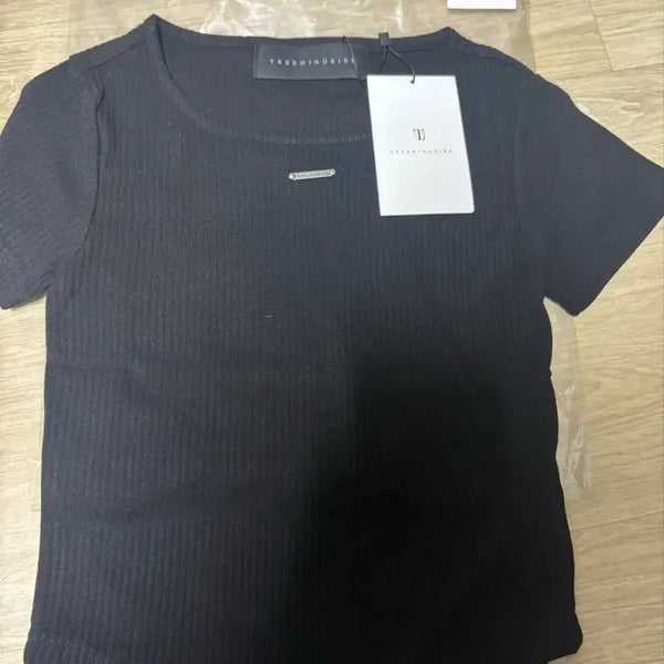 [BUNJANG] Trimming Bird Boat Neck Half Sleeve Top / 트리밍버드보트넥 하프 슬리브