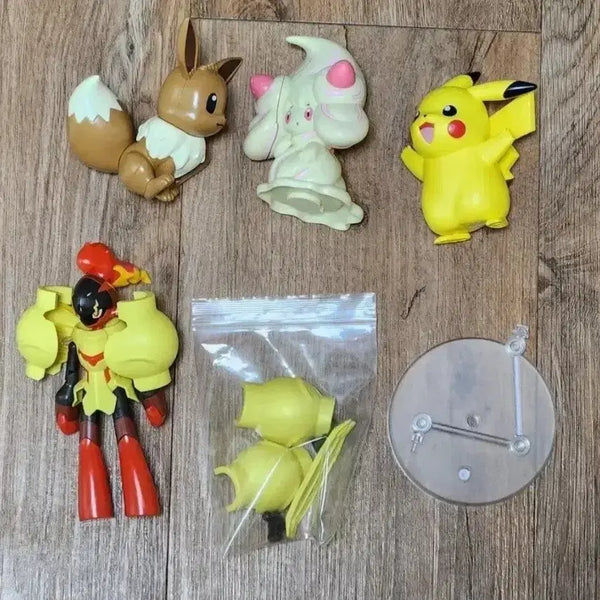 [BUNJANG] Pokemon Plastic Model Kit 4 Types Bundle Set / 포켓몬 프라모델 4종 일괄 판매