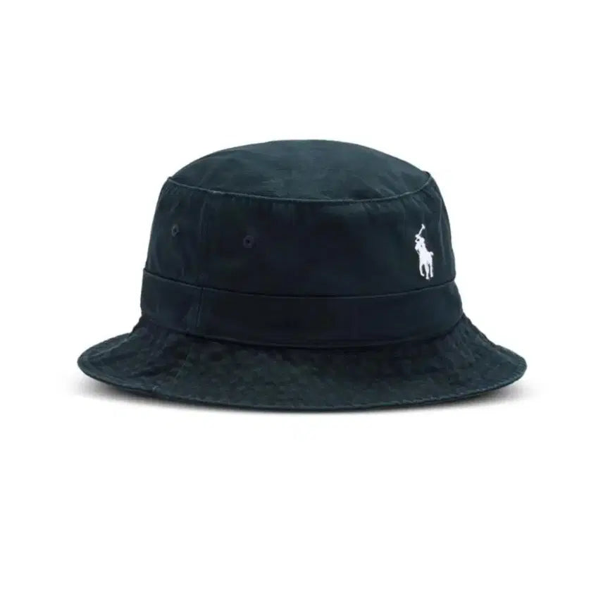 [BUNJANG] Polo Ralph Lauren Embroidered Logo Bucket Hat Black Unisex / (정품) 폴로 랄프로렌 로고 자수 버킷햇 블랙 모자 남녀공용