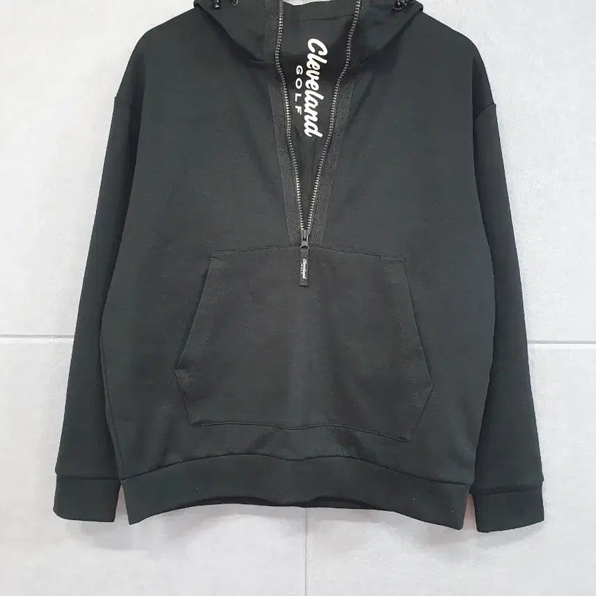 [BUNJANG] Cleveland Golf Black Half-Zip Hoodie L / #클리브랜드 골프 블랙 하프집업 후드티 L