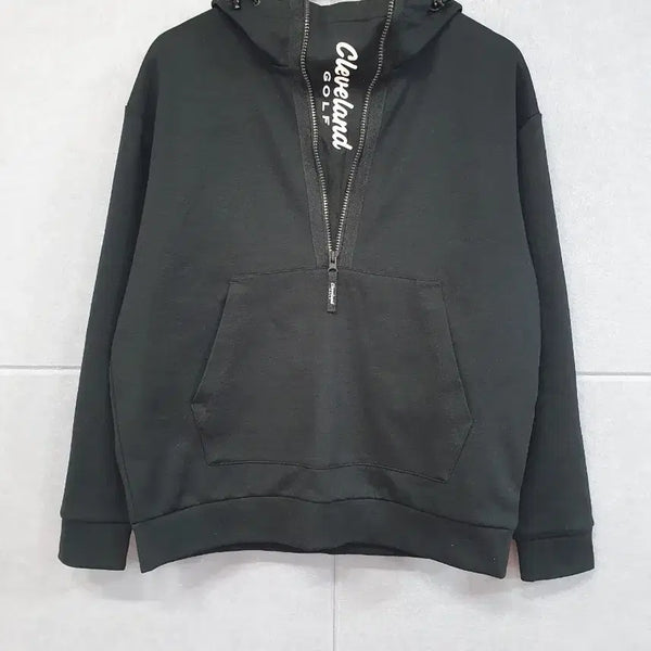 [BUNJANG] Cleveland Golf Black Half-Zip Hoodie L / #클리브랜드 골프 블랙 하프집업 후드티 L