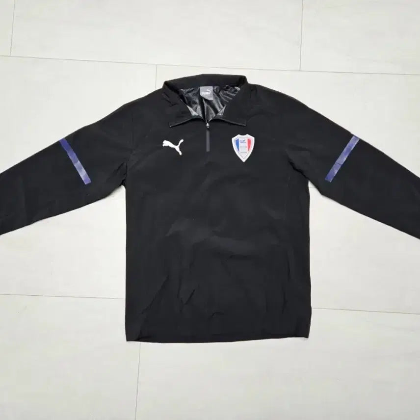 [BUNJANG] Suwon Samsung Puma Football Training Jacket Black M / 수원삼성 푸마 축구 트레이닝 자켓 블랙 m