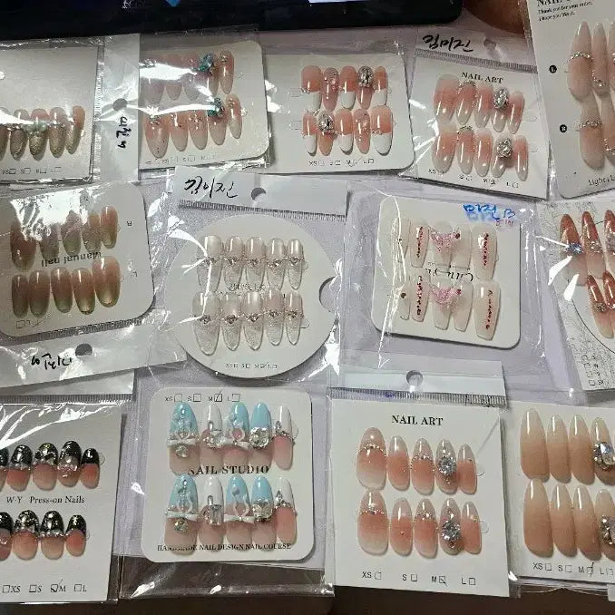 [BUNJANG] Long Nail Tips - Various Designs / 신상 or 다양한 디자인 롱네일팁