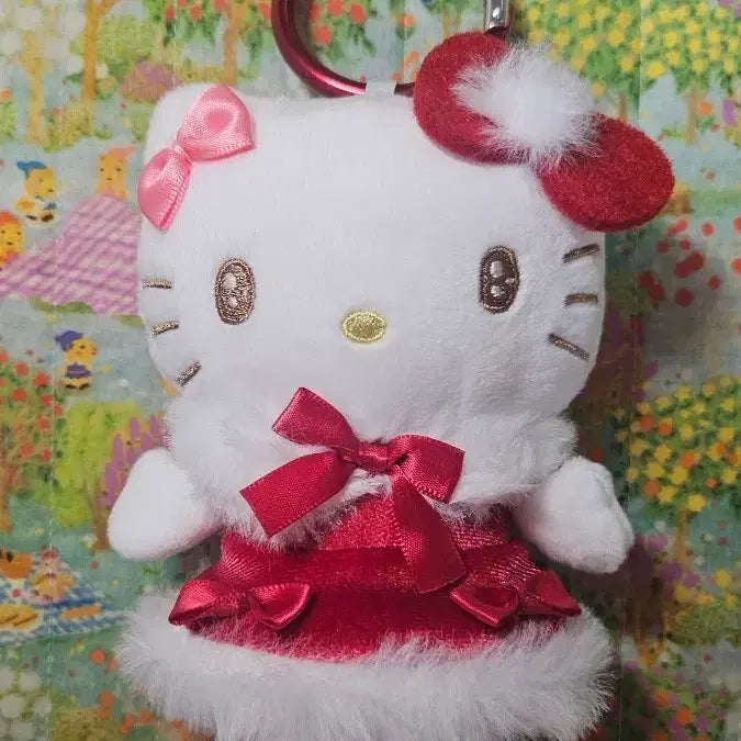 [BUNJANG] Hello Kitty Christmas Kuji Plush Keychain / 헬로키티 크리스마스쿠지 인형키링