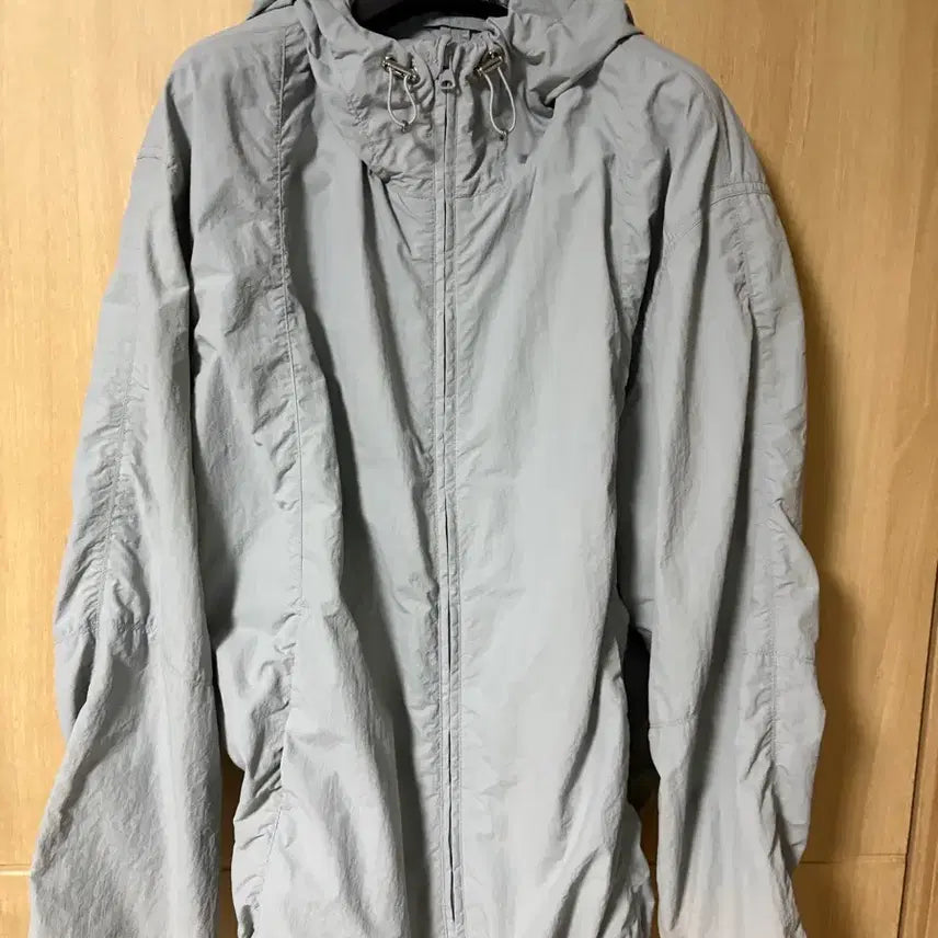 [BUNJANG] 8 Seconds Hooded Short Windbreaker Light Gray / 에잇세컨즈 후드숏윈드브레이커 라이트그레이