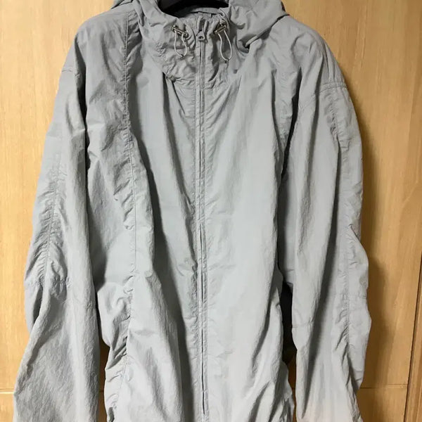 [BUNJANG] 8 Seconds Hooded Short Windbreaker Light Gray / 에잇세컨즈 후드숏윈드브레이커 라이트그레이