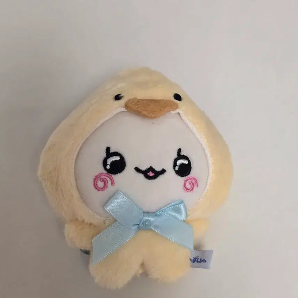 [BUNJANG] Shizuku-chan Milk-kun Chick Plush Keychain / 시즈쿠짱 밀크군 병아리 인형 키링