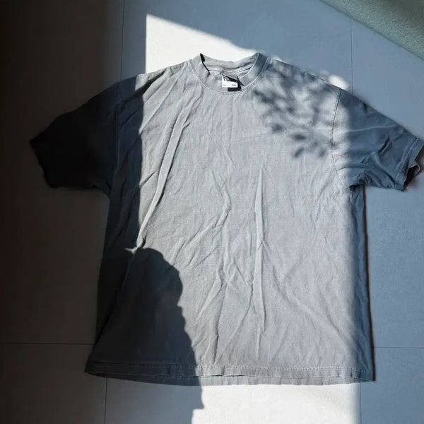 [BUNJANG] Shaka Wear Garment Washed T-Shirt 2-Piece Bundle Set 2XL Charcoal Dark Gray / 샤카웨어 가먼트워싱 티셔츠 2장 일괄 2xl / 차콜 다크그레이
