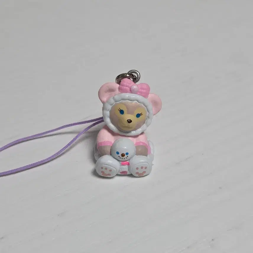 [BUNJANG] DuFFY and Friends ShellieMay Snowman Mini Keychain / 더피와친구들 쉐리메이 눈사람  미니키링 폰고리