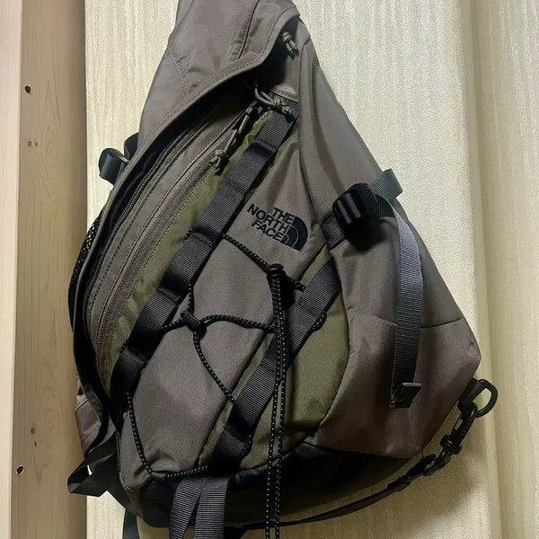 [BUNJANG] The North Face White Label Electron Sling Bag Crossbody Light Brown / 노스페이스 화이트라벨 일렉트론 슬링백 크로스백 라이트브라운