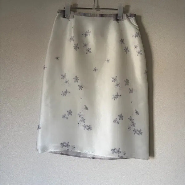 [BUNJANG] TEAK Floral Print Midi Skirt / TEAK 프린트 스커트