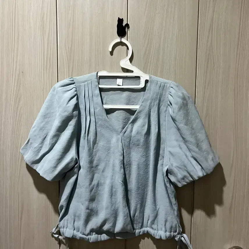 [BUNJANG] Women's Short Sleeve Blouse / 여성 반팔 블라우스