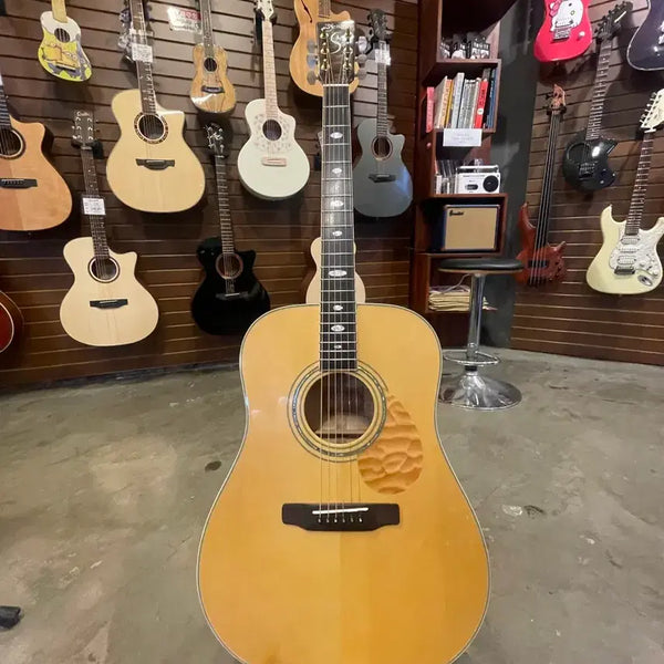 [BUNJANG] S.Yairi DK-18 WB Solid Wood Acoustic Guitar with Pickup / [전국택배가능] S.yairi  원목 픽업 통기타