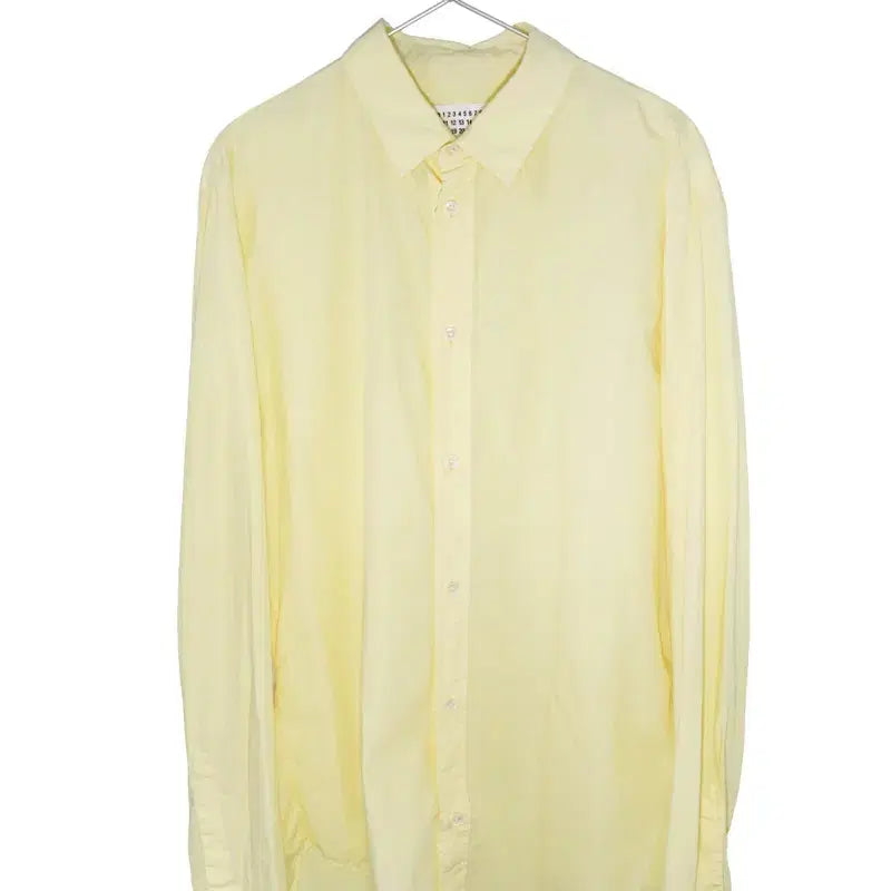 [BUNJANG] Maison Margiela 17SS Cotton Shirt / [43] 메종 마르지엘라 코튼 셔츠 레몬