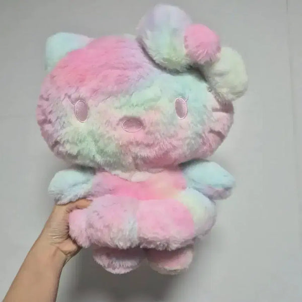 [BUNJANG] Sanrio Hello Kitty Rainbow Plush Doll (Medium-Large) / 헬로키티 레인보우 중대형 인형