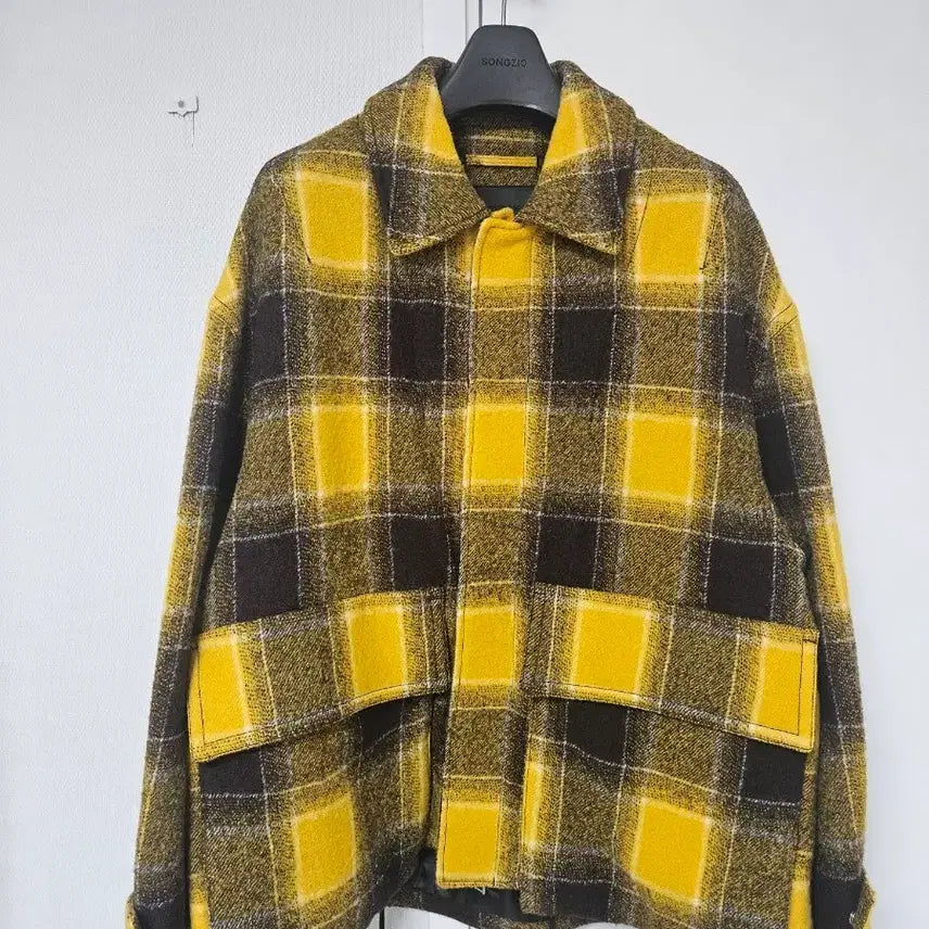 [BUNJANG] Songzio Bonotto Check Wool Jacket Size 44 / 송지오 보노토 체크 울자켓