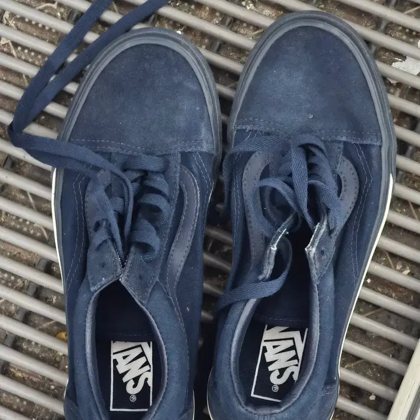 [BUNJANG] Old School Denim Blue Sneakers Size 240 / 올드스쿨 데님블루 240 (세탁o)