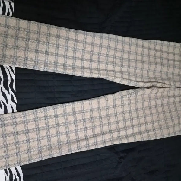 [BUNJANG] Beanpole Slim Fit Check Trousers Size 86 / 빈폴 슬림핏 체크 바지 사이즈 86