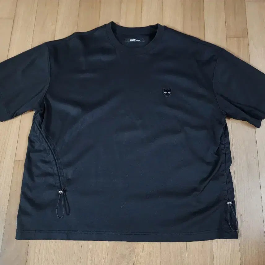 [BUNJANG] Zezosoongjio Black Cat Short Sleeve T-shirt XL / 지제로 송지오 블랙캣 반팔 티셔츠 105
