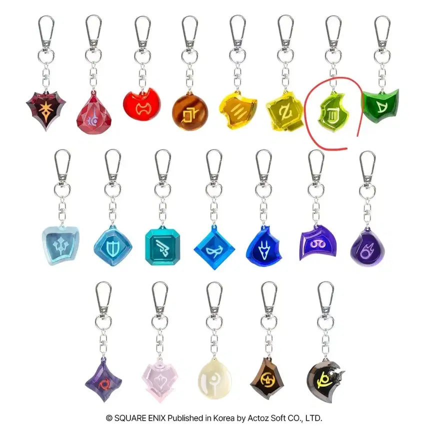 [BUNJANG] Final Fantasy XIV Bard Soul Crystal Keychain / 파이널판타지14 소울 크리스탈 키링