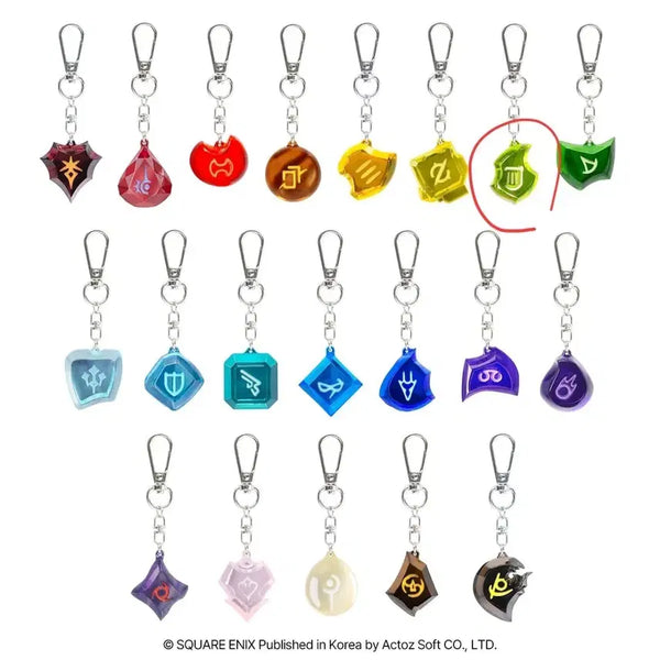 [BUNJANG] Final Fantasy XIV Bard Soul Crystal Keychain / 파이널판타지14 소울 크리스탈 키링
