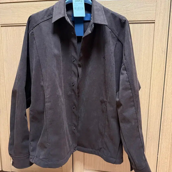 [BUNJANG] Juun.J 25FW Wool Ultra Suede Coach Shirt Size 44 / 준지 25fw 울트라 스웨이드 코치 셔츠 44사이즈