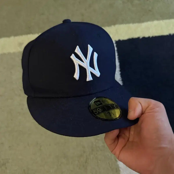 [BUNJANG] New Era 59FIFTY New York Yankees Navy Cap / 뉴에라 59FIFTY 뉴욕 양키스 네이비