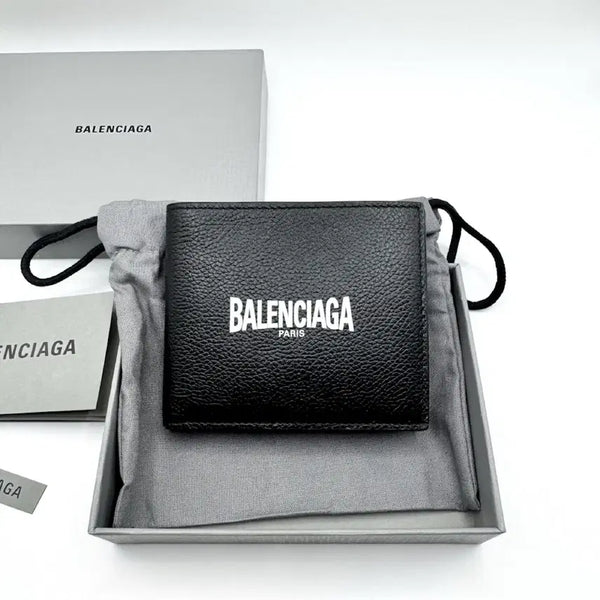 [BUNJANG] Balenciaga Logo Bifold Wallet / (새제품) 발렌시아가 로고 반지갑