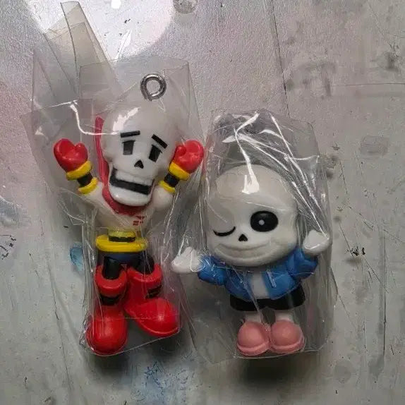 [BUNJANG] Undertale Sans & Papyrus Connected Keyring Set / 언더테일 연결 키링 샌즈,파피루스