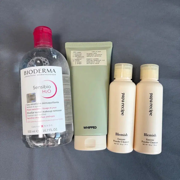 [BUNJANG] Bioderma, Whipd, Papa Recipe Cleansing Products Bundle (Sealed) / 클렌징 제품 일괄 판매(바이오더마, 휩드, 파파레서피)_미개봉